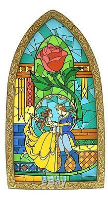 Disney Parks Exclusive Beauty And The Beast Stained Glass Window Frame