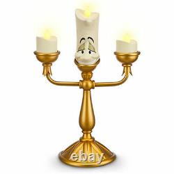 Disney Parks Exclusive Beauty & the Beast Lumiere Light Up Figurine New in Box