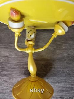 Disney Parks Lumiere Cake Stand Beauty & The Beast Ceramic Plate Serving Platter
