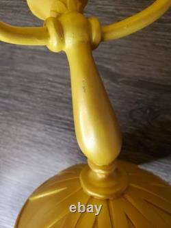 Disney Parks Lumiere Cake Stand Beauty & The Beast Ceramic Plate Serving Platter