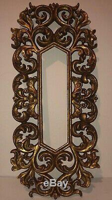 Disney Parks Prop Vintage Mirror Frame Display Beauty & The Beast WDW Props