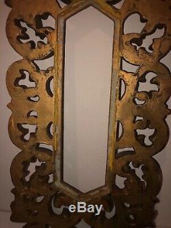 Disney Parks Prop Vintage Mirror Frame Display Beauty & The Beast WDW Props