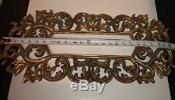 Disney Parks Prop Vintage Mirror Frame Display Beauty & The Beast WDW Props