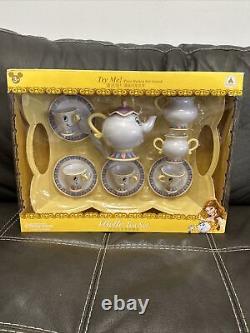 Disney Parks Shanghai Resort Belle Beauty and the Beast Tea Play Set With Sound