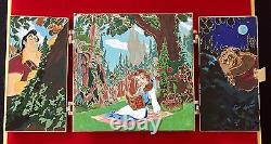 Disney Pin Acme Archive Artist Series Beauty & The Beast Belle Litho Jumbo Le100