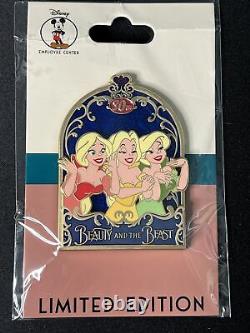 Disney Pin Dec Cast Member Exclusive Le 250 Beauty And Beast 30th Bimbettes