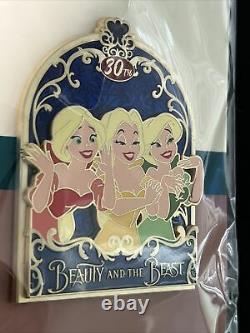 Disney Pin Dec Cast Member Exclusive Le 250 Beauty And Beast 30th Bimbettes