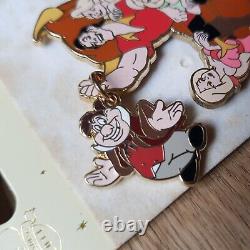 Disney Pin Limited Edition 150 Gaston + LeFou, Bimbettes, Beauty and Beast Badge