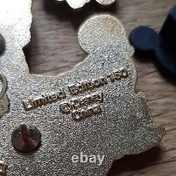 Disney Pin Limited Edition 150 Gaston + LeFou, Bimbettes, Beauty and Beast Badge