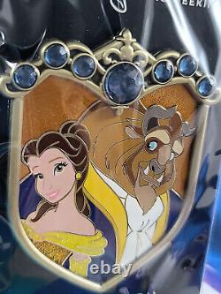 Disney Pin WDI Crest Couples Beauty & the Beast LE 250