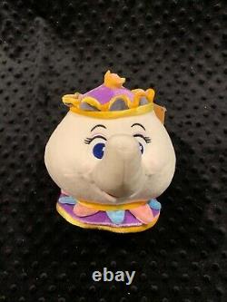 Disney Plush Beauty and the Beast Belle Lumiere Cogsworth Mrs Potts Chip New