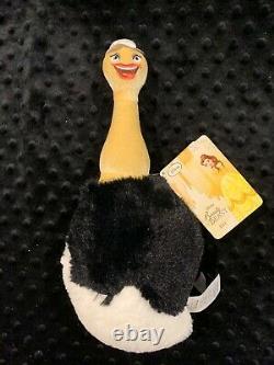 Disney Plush Beauty and the Beast Belle Lumiere Cogsworth Mrs Potts Chip New