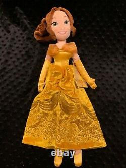 Disney Plush Beauty and the Beast Belle Lumiere Cogsworth Mrs Potts Chip New