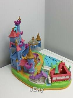 Disney Polly Pocket Beauty And The Beast Castle Playset Figures Vintage