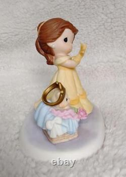 Disney Precious Moments Beauty and the Beast Dressed For Happily Ever After