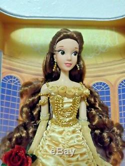 Disney Princess Belle LIMITED EDITION DOLL 17 1 of 5000 Beauty Beast NIB