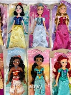 Disney Princess Frozen Beauty and the Beast Dolls Hasbro Lot of 17 OPEN BOX Disney Princess Frozen Beauty and the Beast Dolls Hasbro Lot of 17 OPEN BOX