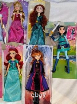 Disney Princess Frozen Beauty and the Beast Dolls Hasbro Lot of 17 OPEN BOX Disney Princess Frozen Beauty and the Beast Dolls Hasbro Lot of 17 OPEN BOX