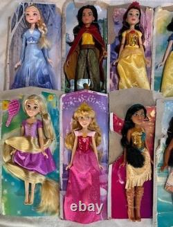 Disney Princess Frozen Beauty and the Beast Dolls Hasbro Lot of 17 OPEN BOX Disney Princess Frozen Beauty and the Beast Dolls Hasbro Lot of 17 OPEN BOX