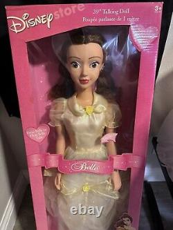 Disney Princess Talking Belle My Size Doll 3 Feet Tall. Beauty & The Beast Rare