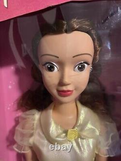 Disney Princess Talking Belle My Size Doll 3 Feet Tall. Beauty & The Beast Rare