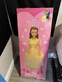 Disney Princess Talking Belle My Size Doll 3 Feet Tall. Beauty & The Beast Rare