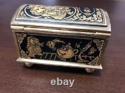 Disney Resort Beauty And The Beast Jewelry Box Princess Collection from japan
