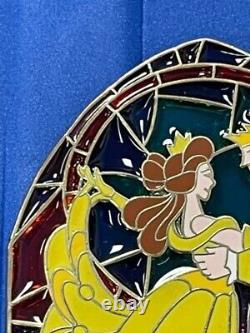 Disney Shopping Beauty & The Beast Stained Glass LE 100 Pin