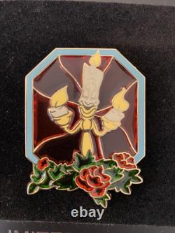 Disney Shopping Rare Beauty & The Beast Lumiere Stained Glass Pin LE 100 2010