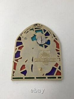 Disney Shopping Store Beauty and the Beast Stained Glass LE 100 Pin Belle Prince