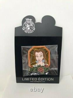 Disney Shopping Store Beauty & the Beast Belle Stained Glass LE 100 Pin BATB