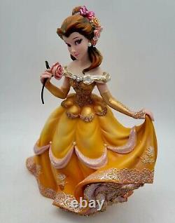Disney Showcase Beauty and the Beast Figurines Lot of 2 Belle and Prince in Box