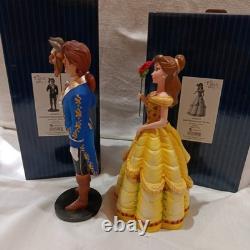 Disney Showcase Beauty and the Beast Prince & Belle Masquerade Figurines NIB