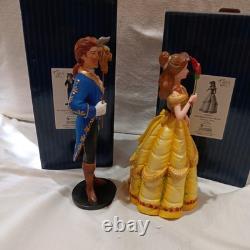 Disney Showcase Beauty and the Beast Prince & Belle Masquerade Figurines NIB