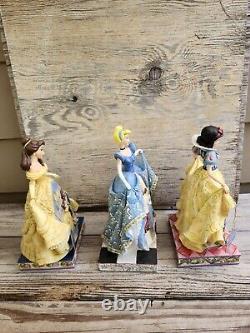 Disney Showcase Collec/Series Jim Shore Cinderella, Snow White, Beauty & Beast