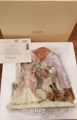 Disney Showcase Lenox Beauty & Beast Love's First Touch with COA and Box