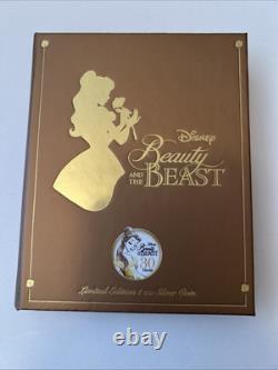Disney Special Addition 30 Years Anniversary Beauty And The Beast Silver Coin