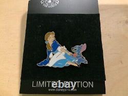 Disney Stitch Be My Valentine Beauty and The Beast Belle Stitch pin LE 100