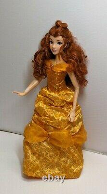 Disney Store 17 Inch Singing Belle Doll Great Condition Beauty and the Beast HTF