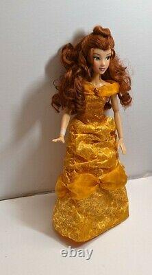 Disney Store 17 Inch Singing Belle Doll Great Condition Beauty and the Beast HTF