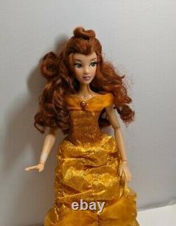 Disney Store 17 Inch Singing Belle Doll Great Condition Beauty and the Beast HTF