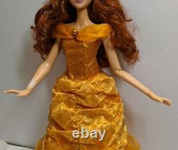 Disney Store 17 Inch Singing Belle Doll Great Condition Beauty and the Beast HTF