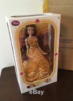 Disney Store BELLE Limited Edition BEAUTY & THE BEAST Deluxe Doll 17 LE 5000 NIB