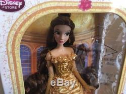 Disney Store BELLE Limited Edition BEAUTY & THE BEAST Deluxe Doll 17 LE 5000 NIB