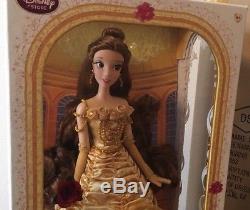 Disney Store BELLE Limited Edition BEAUTY & THE BEAST Deluxe Doll 17 LE 5000 NIB