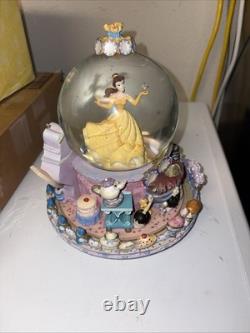 Disney Store Beauty And The Beast Be Our Guest Musical Snow Globe