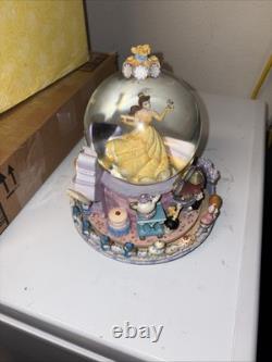 Disney Store Beauty And The Beast Be Our Guest Musical Snow Globe