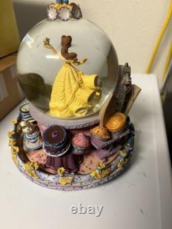 Disney Store Beauty And The Beast Be Our Guest Musical Snow Globe
