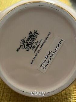 Disney Store Beauty & The Beast 10th Anniversary Limited Edition Tea Set Rare