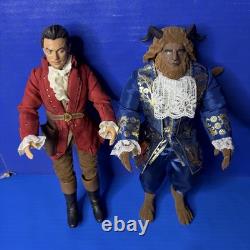 Disney Store Beauty & The Beast Live Action Movie Doll Lot Of 5 Belle Gaston